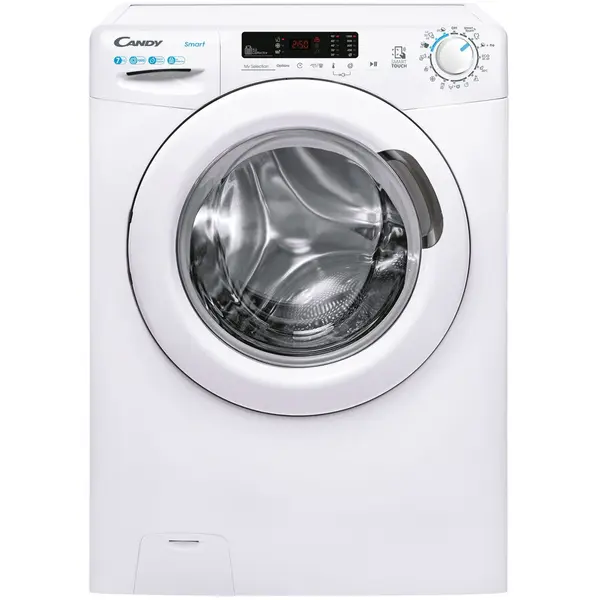 CANDY Masina de spalat rufe Candy Smart CS4 1072/1-S, SLIM, 7 kg, 1000 rpm, Clasa D, Easy Iron, Kg Detector, Alb