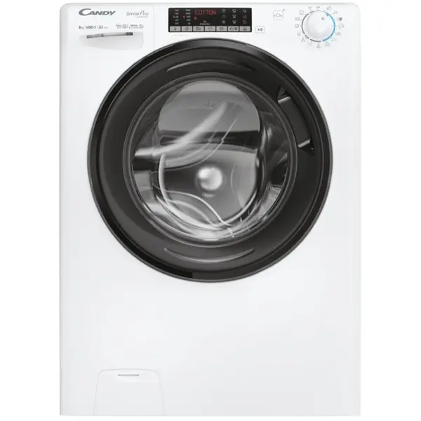 CANDY Masina de spalat rufe cu uscator CANDY CSO486TWMB6/1-S, 8 kg, 1400 rpm, Clasa A, Wi-Fi, Alb