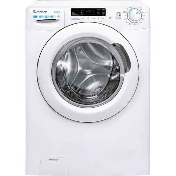 CANDY Masina de spalat rufe cu uscator Candy CSWS 4852DWE/1-S, 8 kg spalare, 5 kg uscare, 1400 RPM, Clasa C, Mix Power Systems, Steam, Kg Detector, Alb