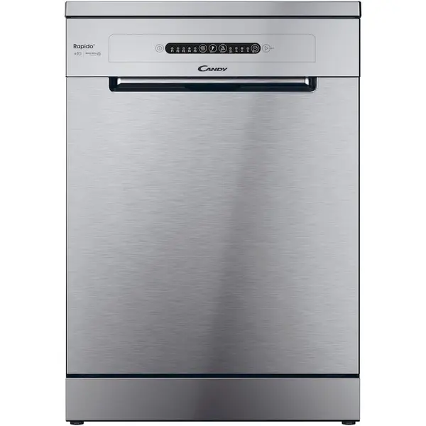 CANDY Masina de spalat vase Candy Rapido CF 3E9E0X, 13 seturi, 5 programe, Clasa E, Motor Inverter, Rapid 49’, Maxi Tub, 60 cm, Inox