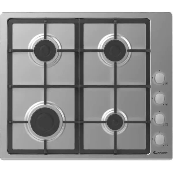 CANDY Plita incorporabila Candy CHG6LX, 4 Arzatoare, Gaz, Inox
