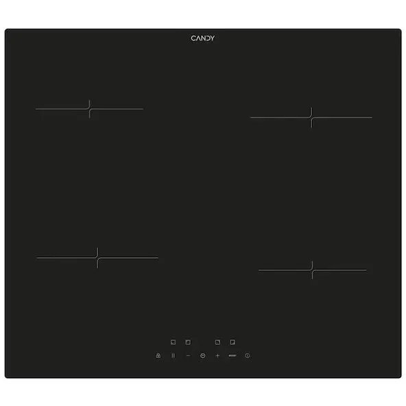 CANDY Plita incorporabila inductie Candy CI642CA, 4 zone de gatit, 60 cm, Touch Control, functie Booster, neagra