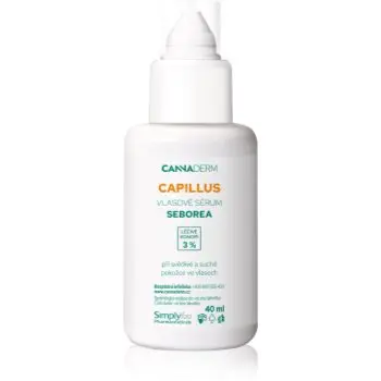 Cannaderm Capillus Seborea Hair Serum ser activ pentru un scalp uscat, atenueaza senzatia de mancarime