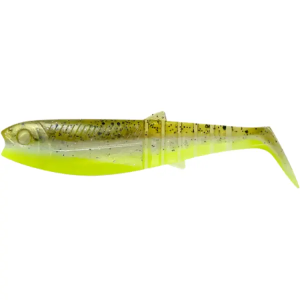 Cannibal Shad 12.5cm 20g Green Pearl Yellow 4buc