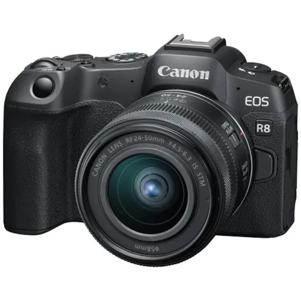 Canon Aparat foto Mirrorless Canon EOS R8 + RF 24-50 mm, F4.5-6.3 IS STM, KIT
