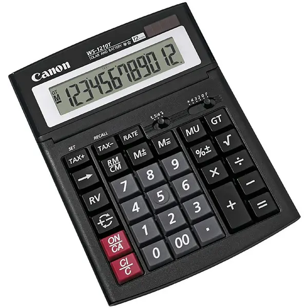 Canon Canon WS-1210T, 12 Digit, Dual Power, 'IT-touch' keyboard