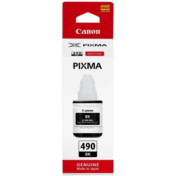 Canon Cartus cerneala Canon GI-490 BK, pigment black, capacitate 70ml