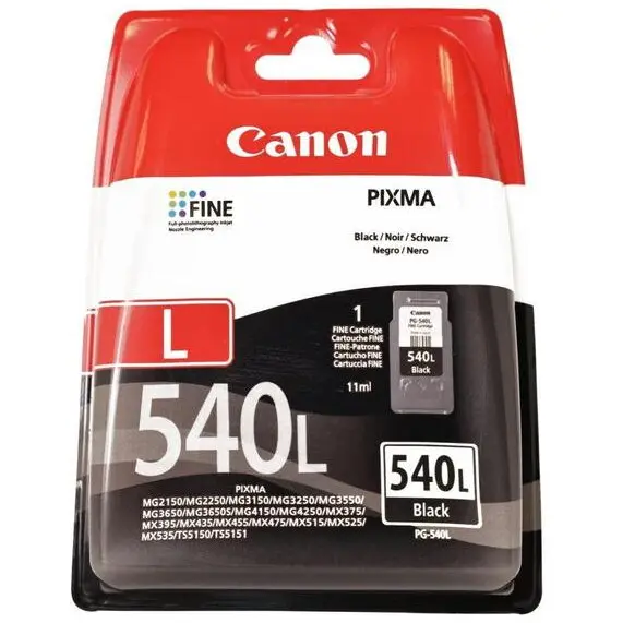 Canon Cartus cerneala Canon PG-540 L, capacitate 11ml, pentru Canon Pixma MG2150, Negru