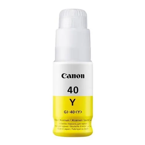 Canon Flacon cerneala Canon Yellow GI-40Y pentru G6040, G5040, capacitate 7.700 pagini OEM:3402C001AA