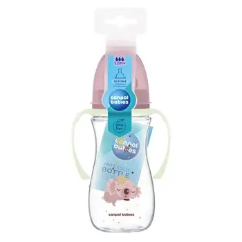 Canpol 35/238 pin biberon anticolici cu gat larg sleep koala 300ml