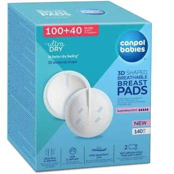Canpol babies Breast Pads Standard 100+ 40 Ks inserții de unică folosință pentru sutien
