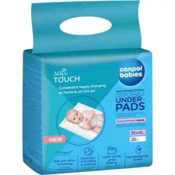 Canpol babies Disposable Underpads suport pentru schimbat scutecele de unică folosință