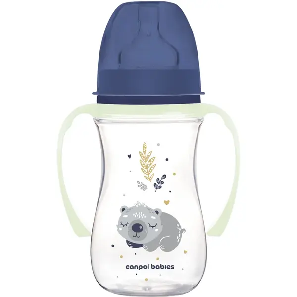 Canpol babies EasyStart Sleepy Koala 240 ml biberon pentru sugari 3 m+ Blue 1 buc
