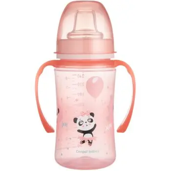 Canpol babies Exotic Animals cană pentru antrenament cu mânere