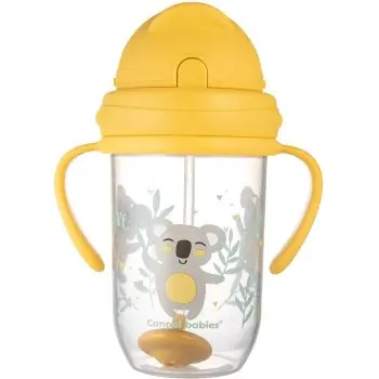 Canpol babies Exotic Animals Cup With Straw ceasca cu pai