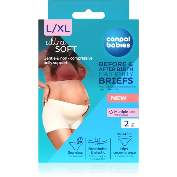 Canpol babies Maternity Briefs chiloți pentru sarcină și post-partum 2 in 1 mărime L/XL 2 buc