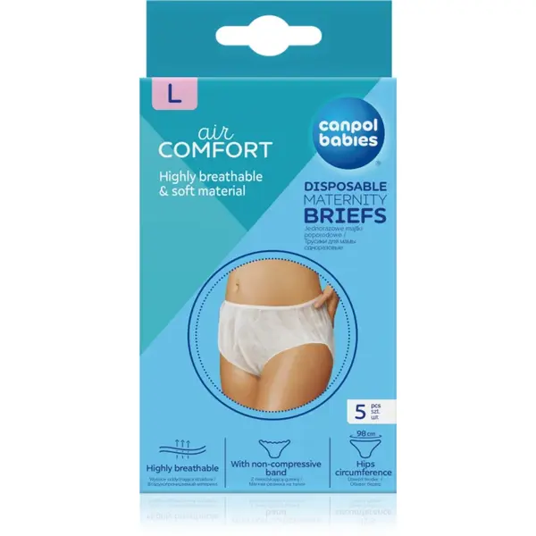 Canpol babies Maternity Briefs chiloți postnatali mărime L 5 buc