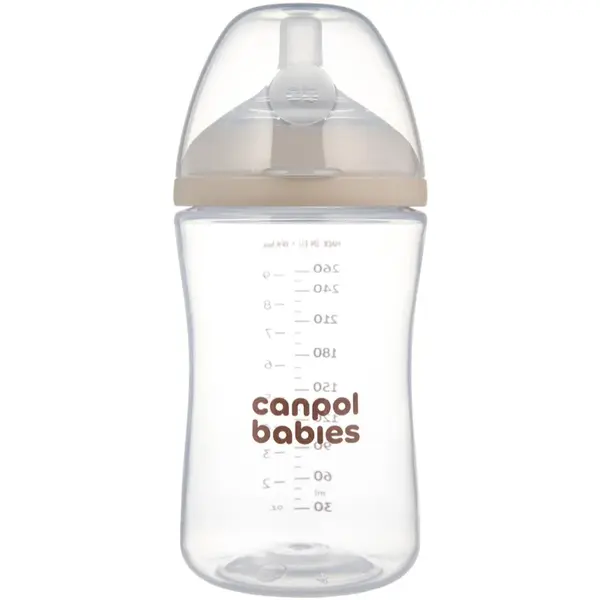 Canpol babies Natural Shape biberon anticolici 3m+ 260 ml