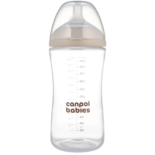 Canpol babies Natural Shape biberon anticolici 6m+ 1 buc