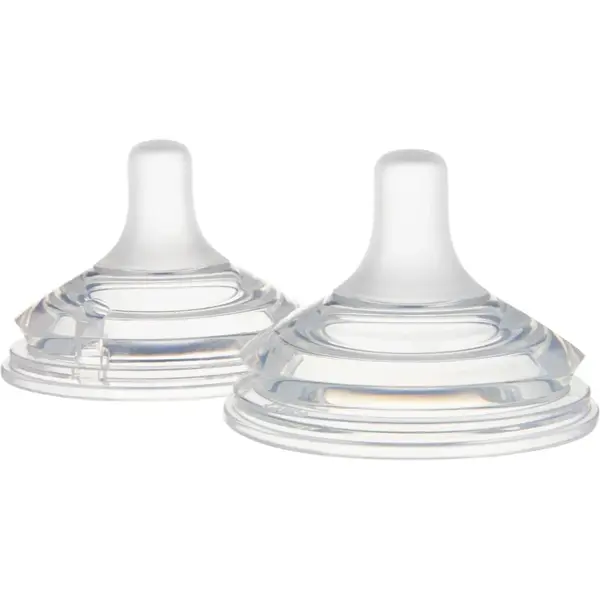 Canpol babies Natural Shape tetină pentru biberon 12m+ 2 buc