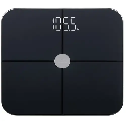 Cantar de baie Adler AD 8187b, max 180 kg, Ecran LED, Masurare BMI (Negru)