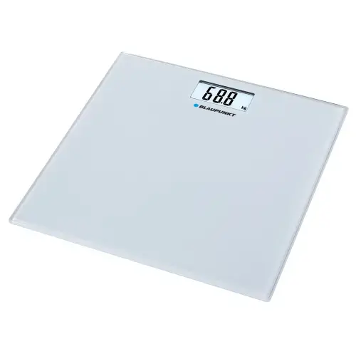 Cantar de baie Blaupunkt BSP301, digital, 150 kg, platforma de sticla, 2 x AAA, Gri