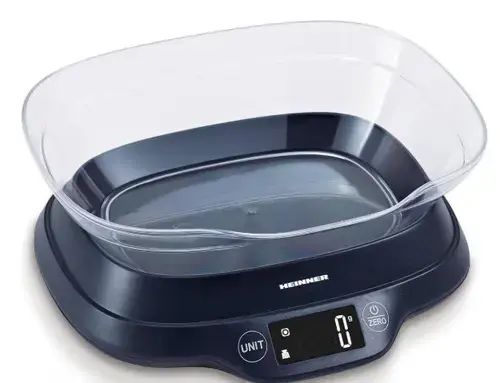Cantar de bucatarie cu bol Heinner HKSB-TC5P, 5Kg (Negru)