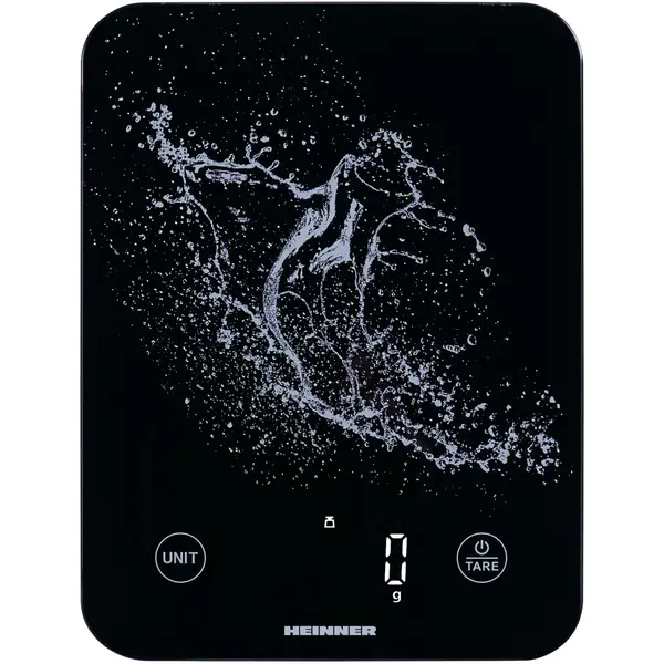Cantar de bucatarie Heinner HKS-BK10USB, 10 Kg, Negru