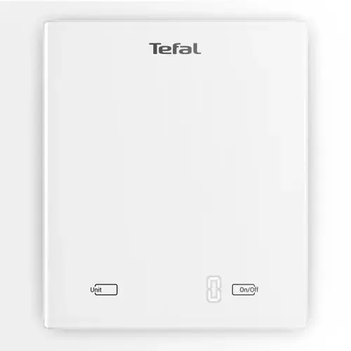 Cantar de bucatarie Tefal Essential BC5504V0, capacitate 5 kg, functie tara, oprire automata, baterii incluse (Alb)