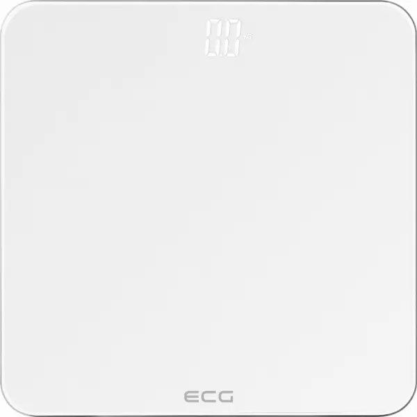Cantar de persoane ECG OV 1821 alb, 180Kg, sticla