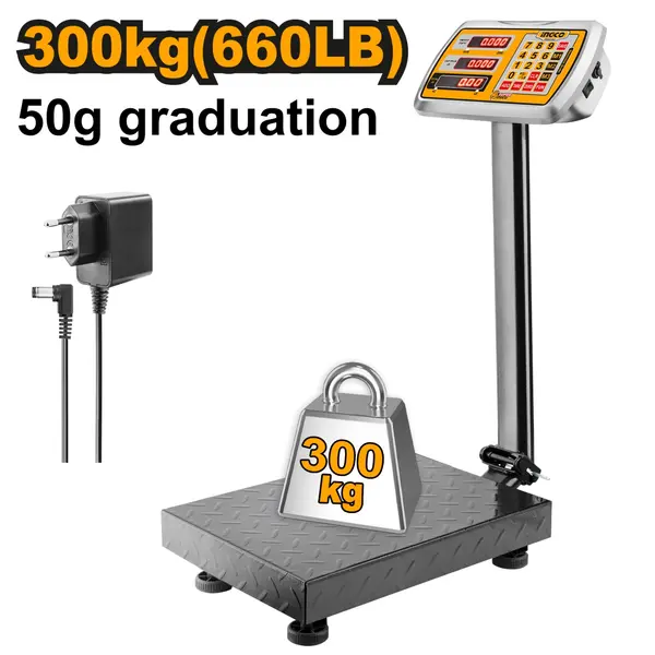 Cantar Electronic Ingco 300kg HESA33003