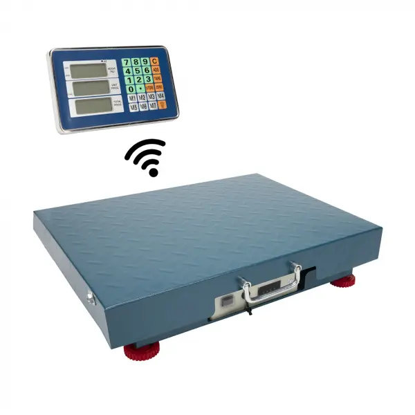 Cantar electronic, WIFI, Micul Fermier, 300Kg, platan inox, LCD