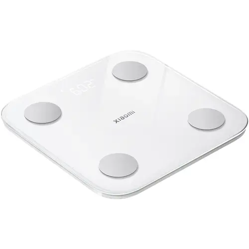 Cantar inteligent Xiaomi Body Composition Scale S400 BHR7793GL, 25 functii, aplicatie Xiaomi, capacitate de stocare pana la 36 profile max 150KG (Alb)