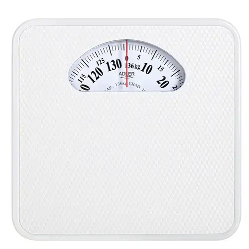 Cantar mecanic de baie Adler AD8179W, 136 kg, Alb
