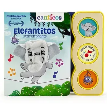 Canticos Little Elephants / Elefantitos (Bilingual), Board Books/Cottage Door Press
