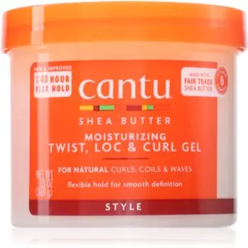 CANTU Shea Butter Moisturizing Twist, Loc & Curl Gel crema styling pentru definire si modelare