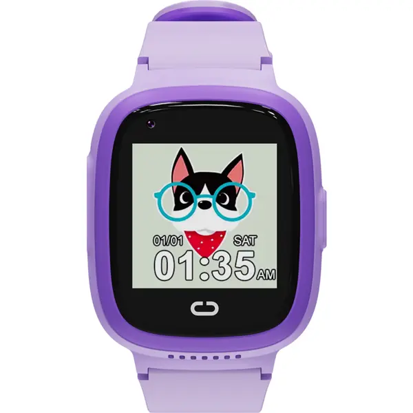 Canyon Ceas inteligent copii Canyon Electronic CNE-KW48VL, Phone Calls; 4G Video Call; Camera; GPS pozitie; 7 Games; Audio Player; SOS buton, Violet