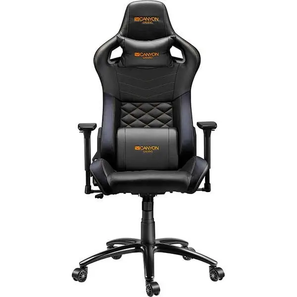 Canyon Scaun Gaming Canyon Nightfall CND-SGCH7, mecanism ridicare pe gaz, tetiera, suport spate, Negru