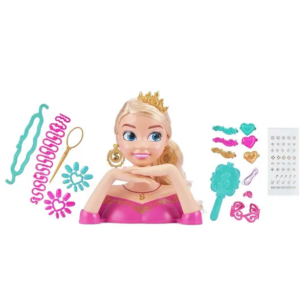 Cap de coafat Sparkle Girlz Styling Princess Deluxe