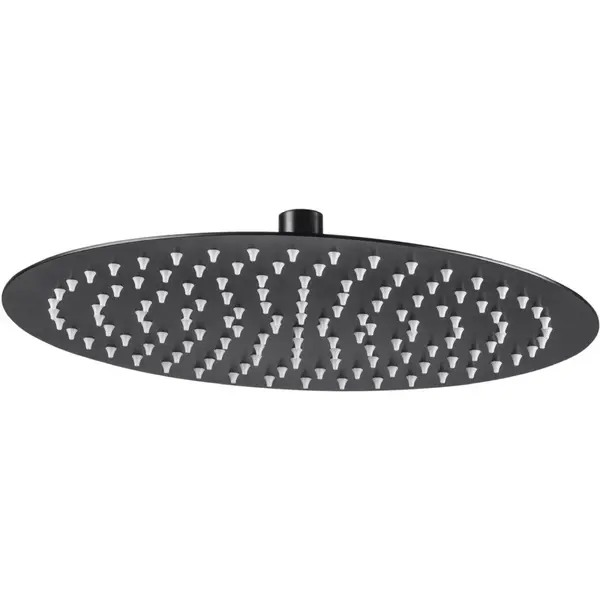 Cap de dus rotund culoare negru Deante, Floks