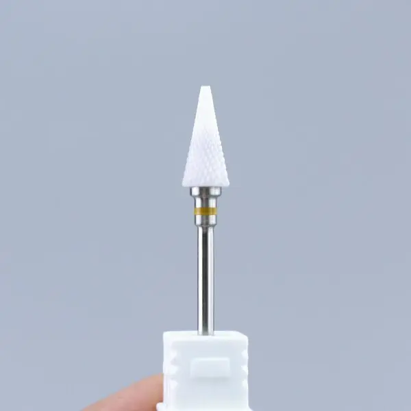 Cap de Freză Ceramic Con 1XF – Îndepărtarea Gelului & Acrygel | Frezat rapid & rece