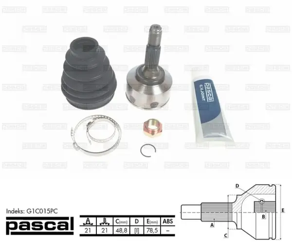 Cap planetara spre roata (21z 21z 48,8mm) CITROEN C3 I, C3 PLURIEL 1.1-1.4D dupa 2002
