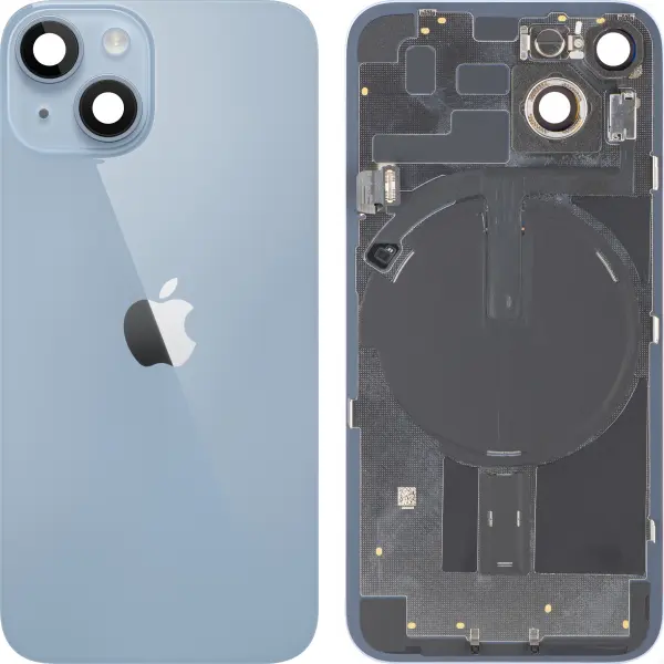 Capac Baterie Apple iPhone 14, Albastru, Swap