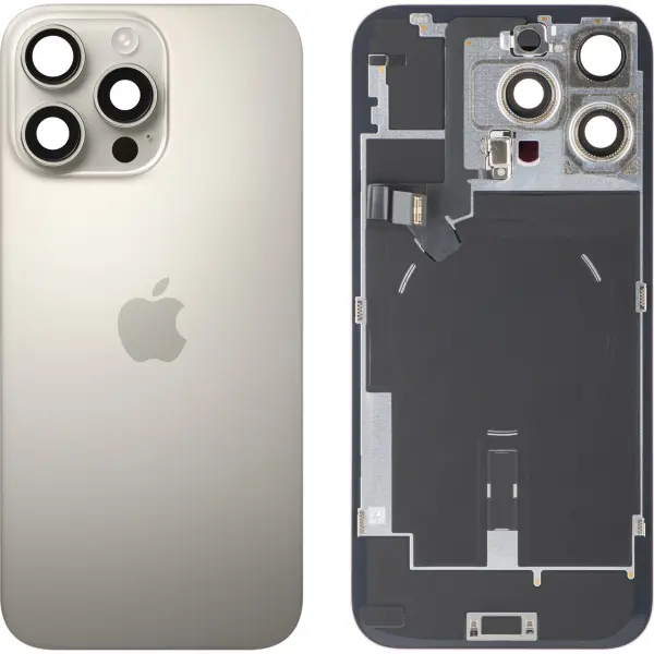 Capac Baterie Apple iPhone 16 Pro Max, Bej (Natural Titanium), Swap