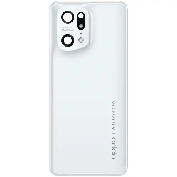 Capac Baterie Oppo Find X5 Pro, Alb (Ceramic White), Swap 4150008