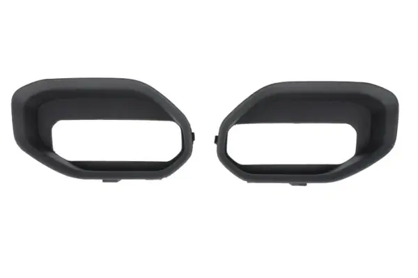Capac carlig remorcare Fata Dreapta Stanga Inferior, Partial inchis; Set 2 bucati, plastic, negru 05.18-