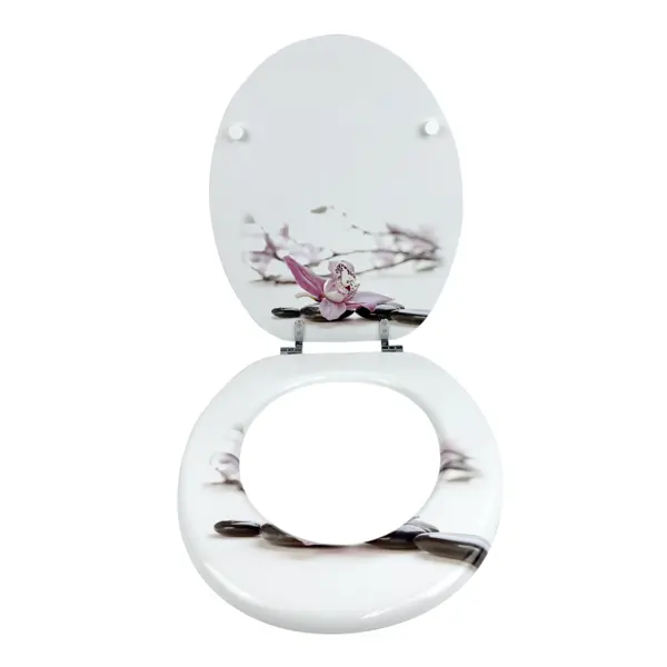 Capac pentru WC Decor Orchid 3 fete MDF (P3107)
