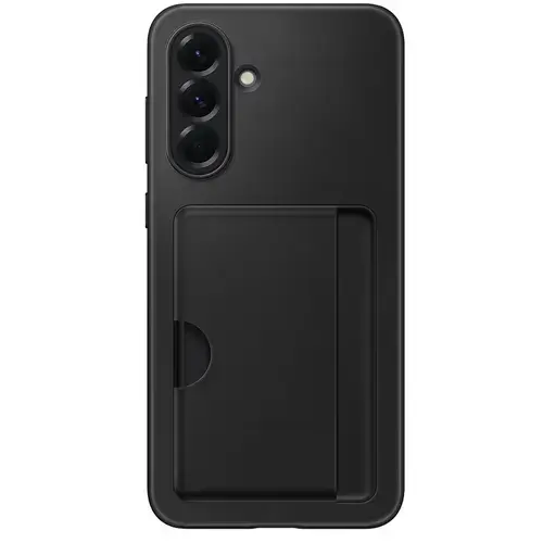 Capac protectie spate Samsung Card Slot Case EF-OA566TBEGWW pentru Galaxy A56 5G (A566) (Negru)