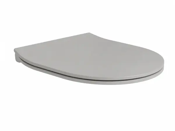 Capac vas wc cu soft close, quick release, cement mat, Hatria Planeta