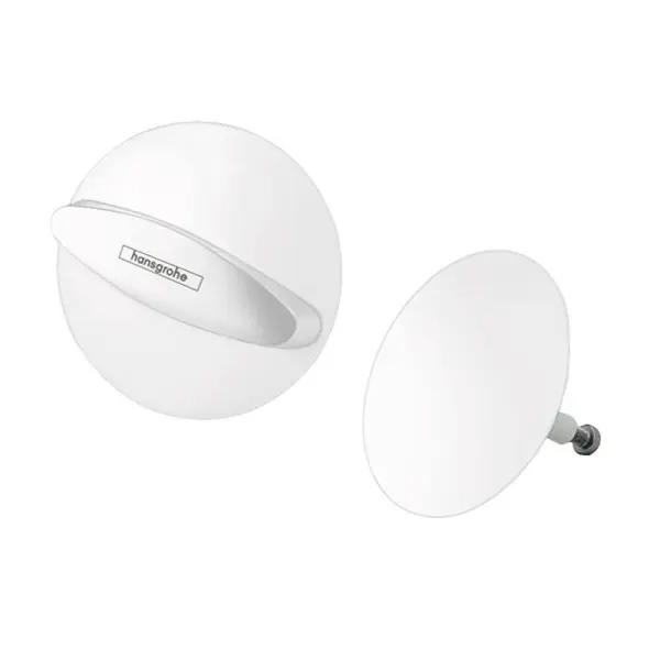 Capac ventil cada si maner rotire preaplin Hansgrohe Flexaplus, alb mat